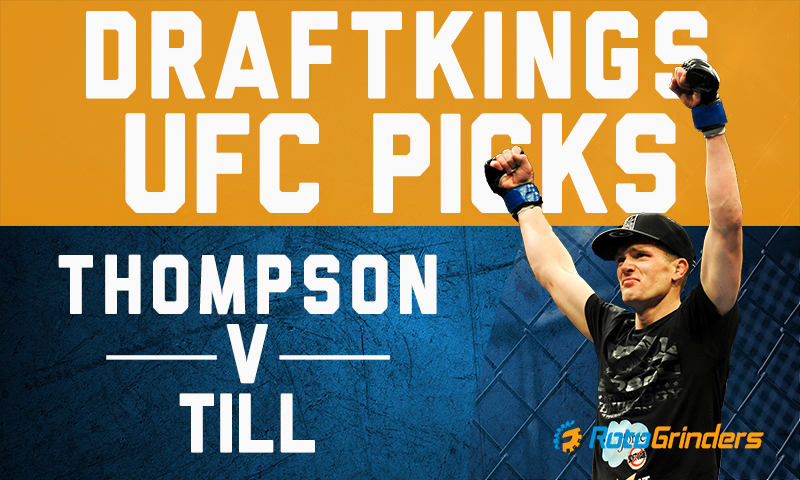 Daily Fantasy Takedown: UFC Fight Night - Thompson vs. Till