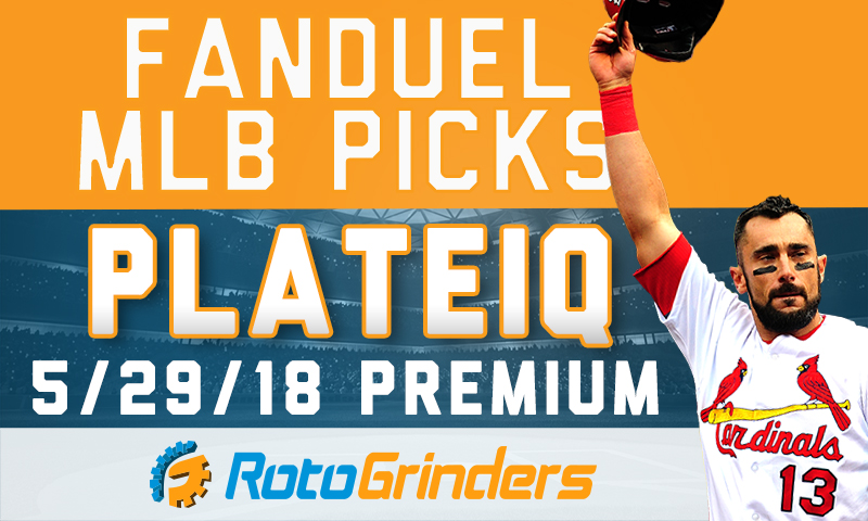 FanDuel PlateIQ: Tuesday, May 29th