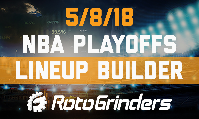 NBA Playoffs Lineup Builder Show: Tuesday, May 8th