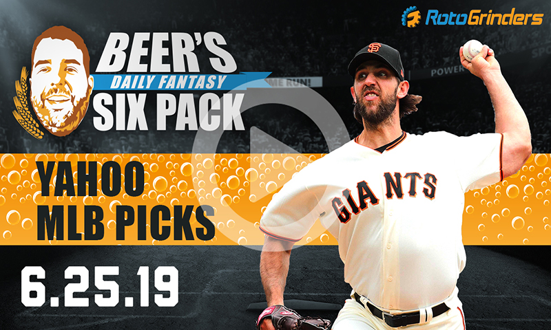 Yahoo MLB Six-Pack: Tuesday, June 25th