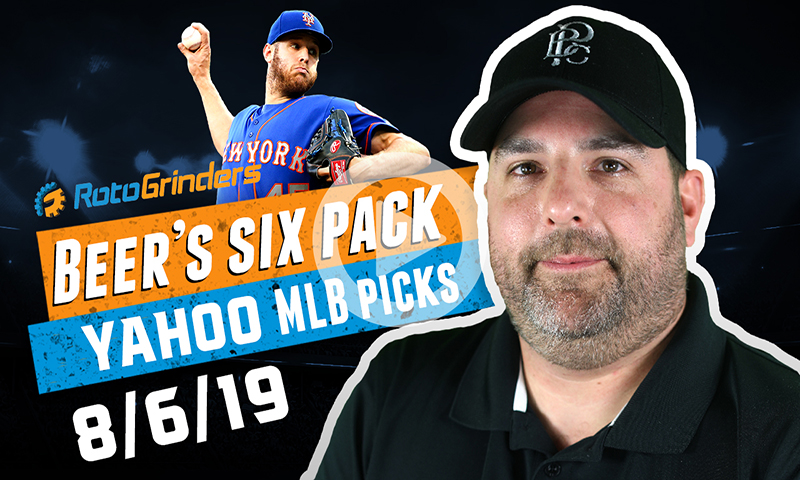 Yahoo MLB Six-Pack: Tuesday, August 6th