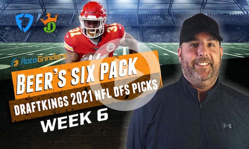 DraftKings and FanDuel NFL Six-Pack: Week 6