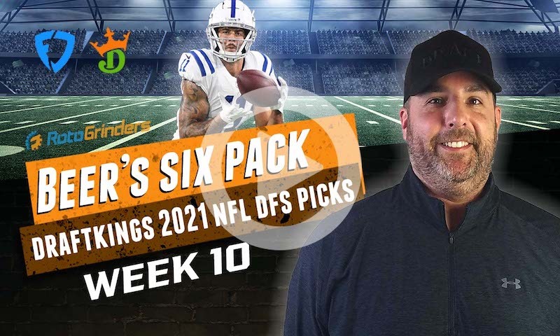 DraftKings and FanDuel NFL Six-Pack: Week 10