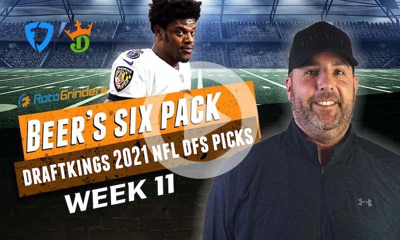 DraftKings and FanDuel NFL Six-Pack: Week 11