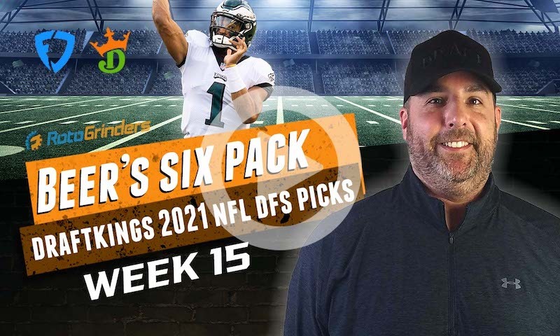 DraftKings and FanDuel NFL Six-Pack: Week 15