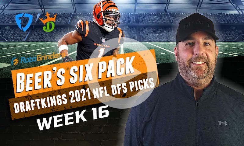 DraftKings and FanDuel NFL Six-Pack: Week 16
