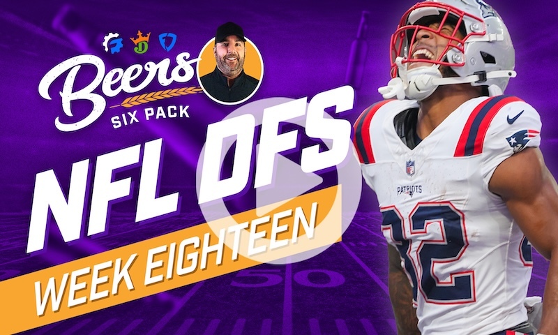 Beer's NFL DFS 6 Pack: Week 18