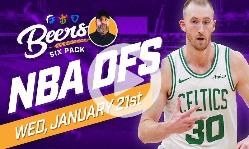 Beer's NBA DFS 6 Pack: Wednesday, January 21st