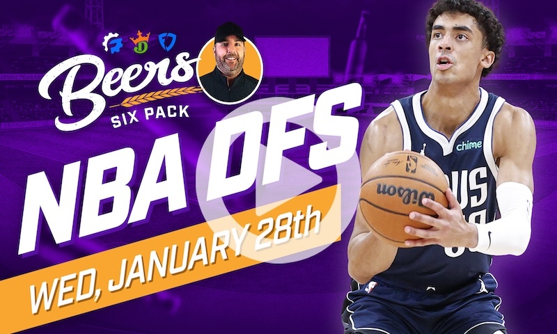 Beer's NBA DFS 6 Pack: Wednesday, January 28th