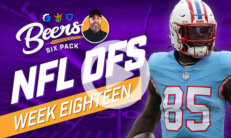 Beer's NFL DFS Six Pack: Week 18