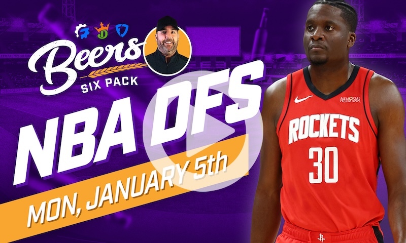 Beer's NBA DFS 6 Pack: Monday, January 5th