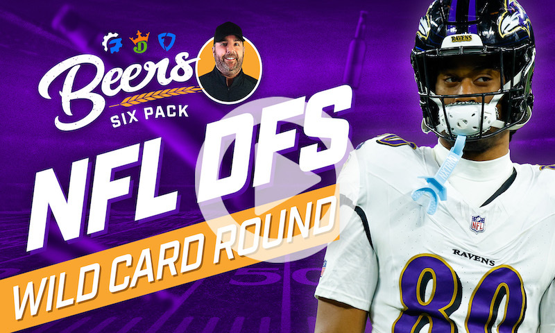 Beer's NFL DFS Six Pack: Wild Card Weekend