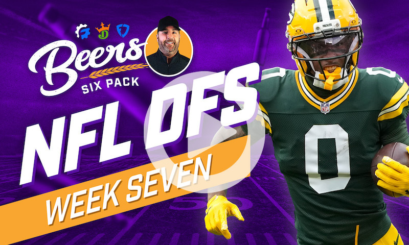 Beer's NFL DFS 6 Pack: Week 7