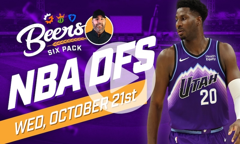 Beer's NBA DFS 6 Pack: Wednesday, October 21st