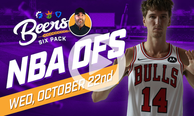 Beer's NBA DFS 6 Pack: Wednesday, October 22nd