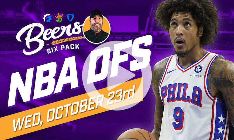Beer's NBA DFS Six Pack: Wednesday, October 23rd