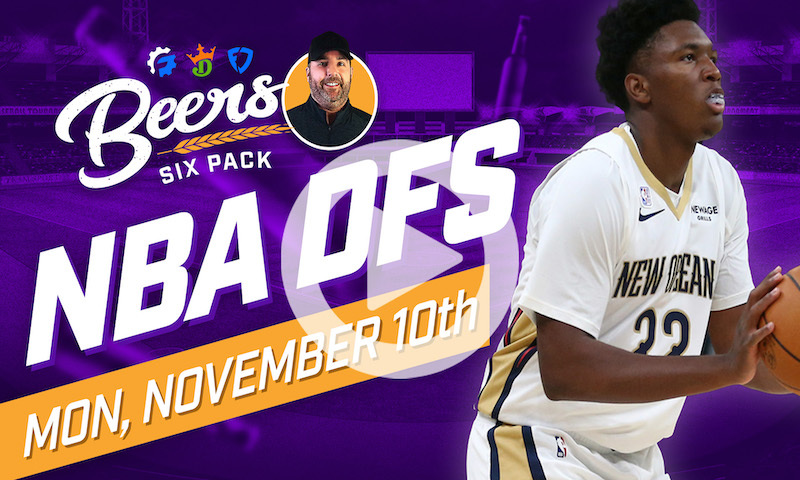 Beer's NBA DFS 6 Pack: Monday, November 10th