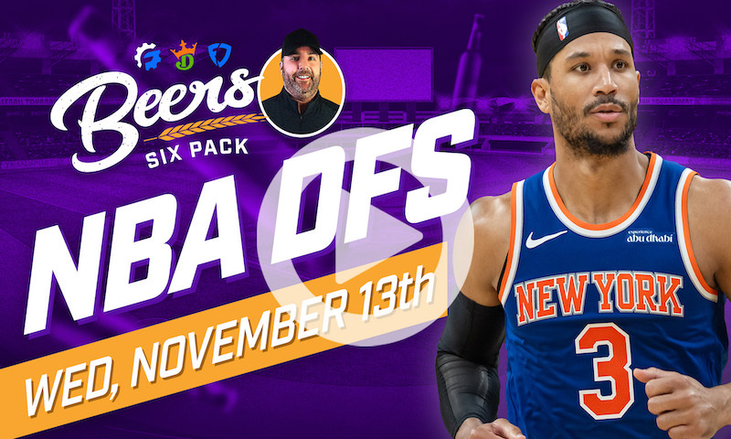 Beer's NBA DFS Six Pack: Wednesday, November 13th