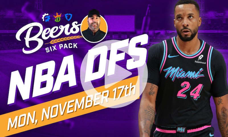 Beer's NBA DFS 6 Pack: Monday, November 17th