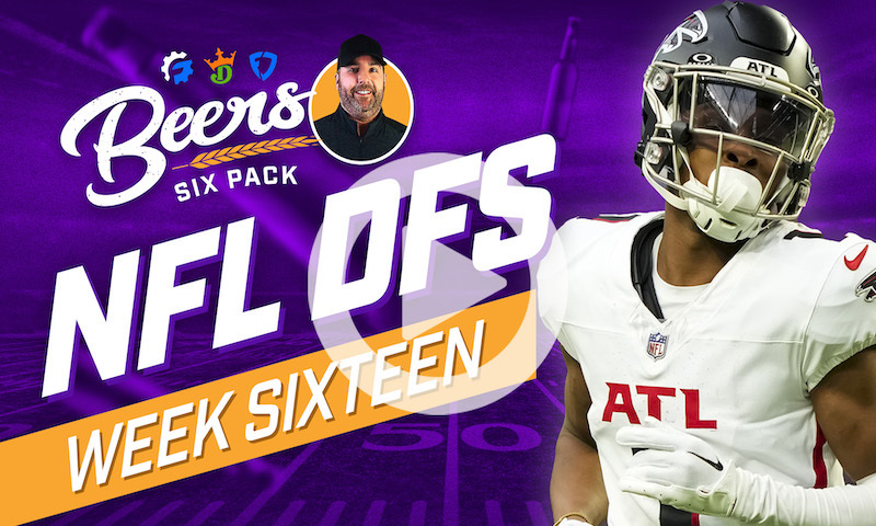 Beer's NFL DFS Six Pack: Week 16