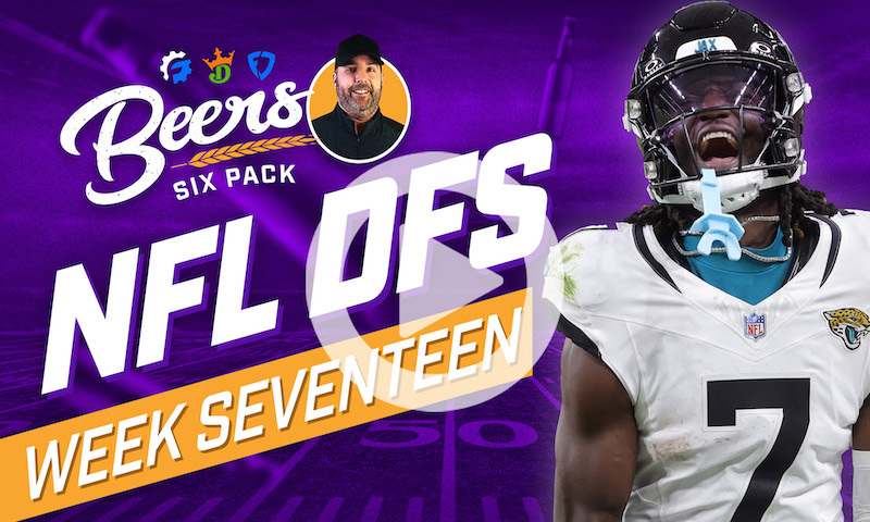 Beer's NFL DFS Six Pack: Week 17