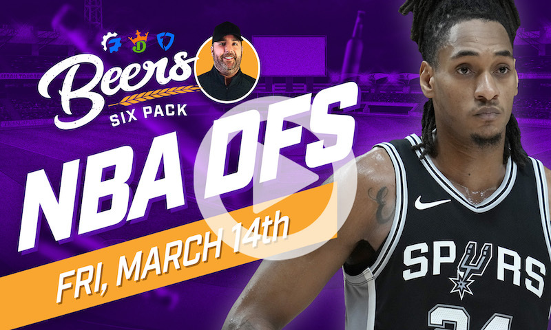 Beer's NBA DFS 6 Pack: Friday, March 14th