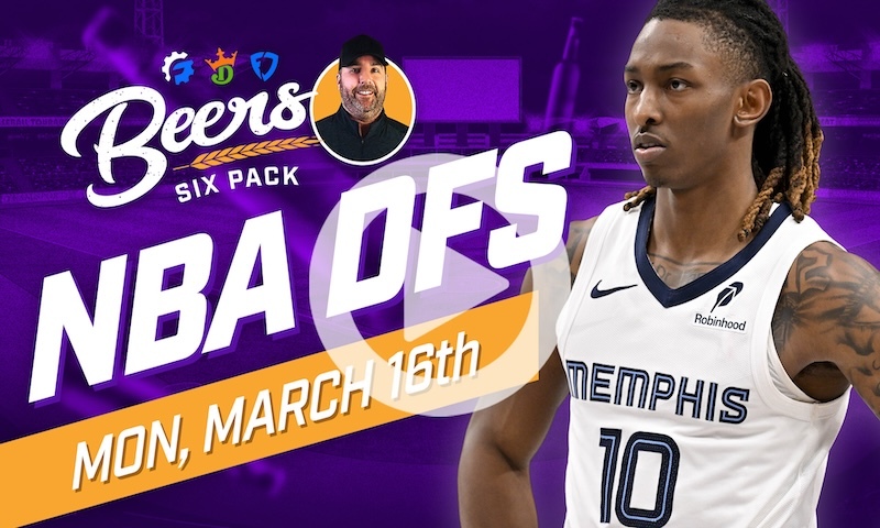 Beer's NBA DFS 6 Pack: Monday, March 16th