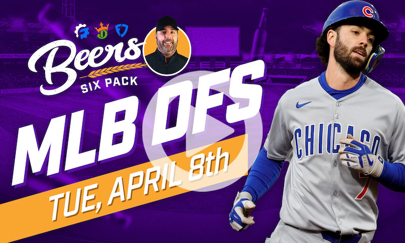 Beer's MLB DFS 6 Pack: Tuesday, April 8th