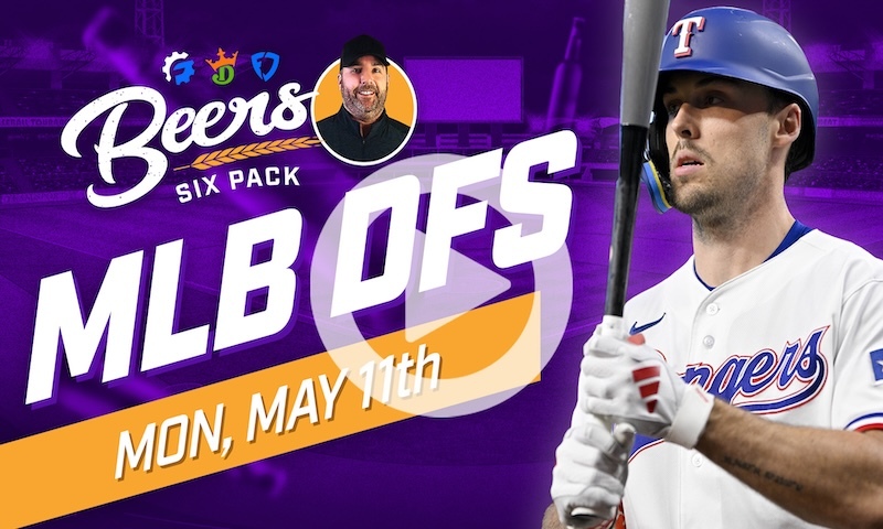 Beer's MLB DFS 6 Pack: Monday, May 11th