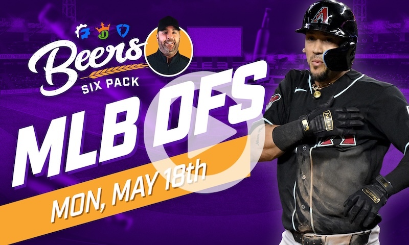 Beer's MLB DFS 6 Pack: Monday, May 18th