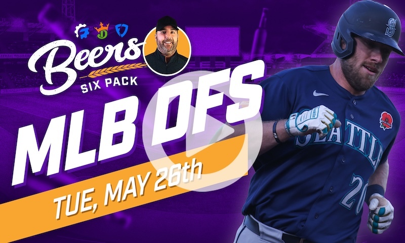 Beer's MLB DFS 6 Pack: Tuesday, May 26th