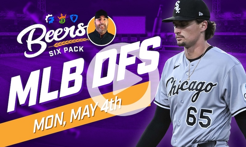 Beer's MLB DFS 6 Pack: Monday, May 4th