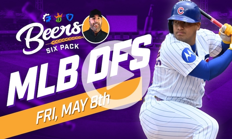Beer's MLB DFS 6 Pack: Friday, May 8th