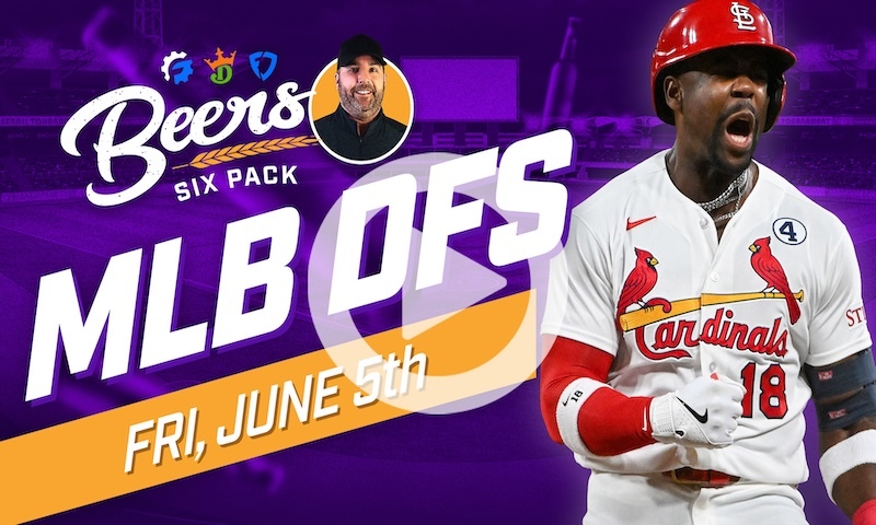Beer's MLB DFS 6 Pack: Friday, June 5th