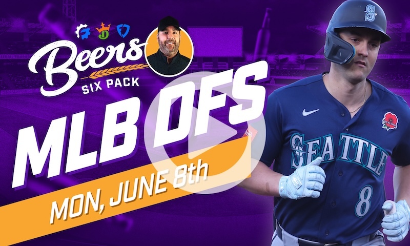 Beer's MLB DFS 6 Pack: Monday, June 8th