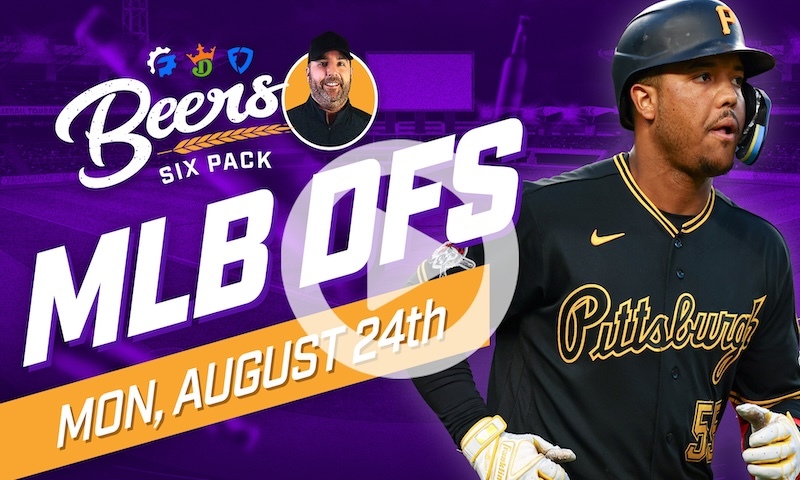 Beer's MLB DFS 6 Pack: Monday, August 24th