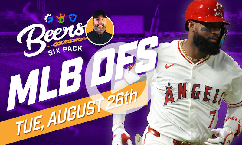 Beer's MLB DFS 6 Pack: Tuesday, August 26th