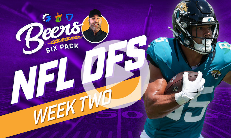 Beer's NFL DFS 6 Pack: Week 2