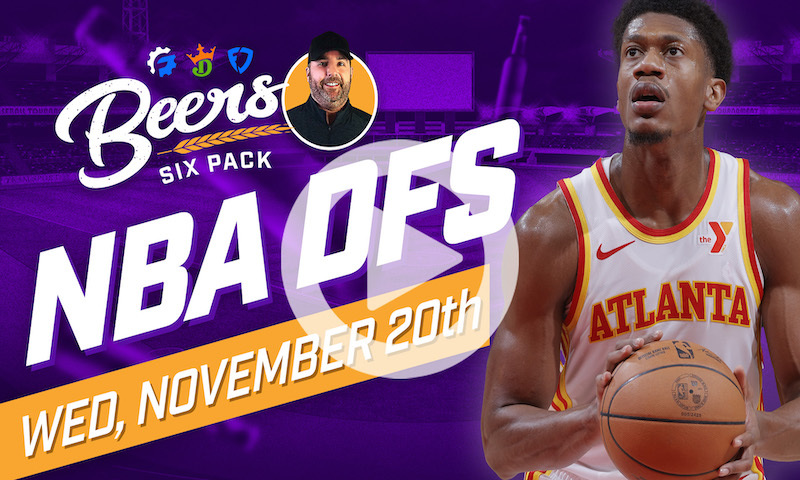 Beer's NBA DFS Six Pack: Wednesday, November 20th