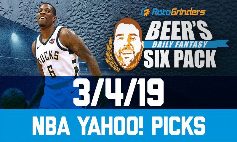 Yahoo NBA Six-Pack: Monday, March 4th