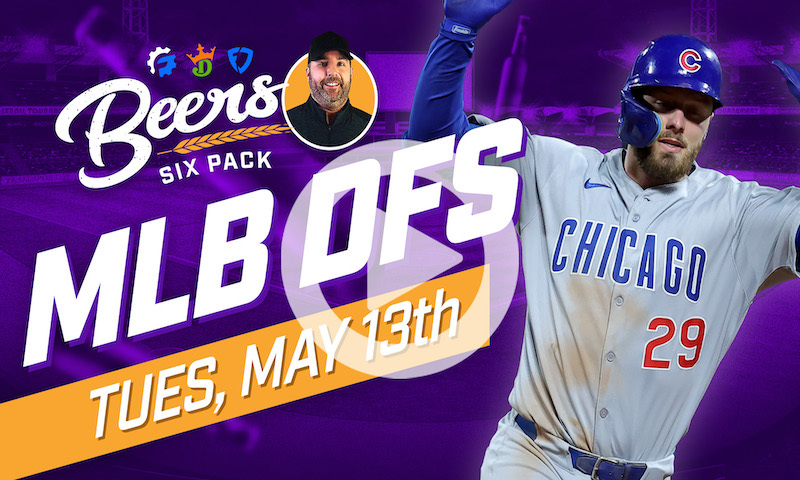 Beer's MLB DFS 6 Pack: Tuesday, May 13th