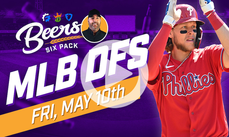 Beer's MLB DFS Six Pack: Friday, May 10th