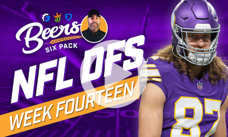 Beer's NFL DFS Six Pack: Week 14