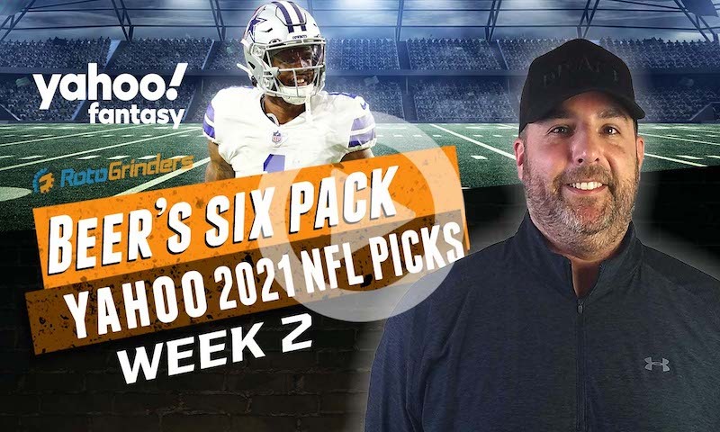 Yahoo NFL DFS Six-Pack: Week 2
