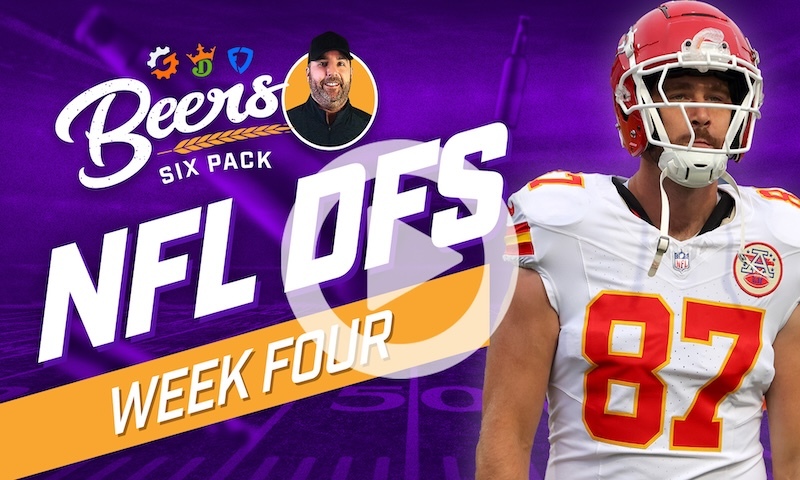 Beer's NFL DFS 6 Pack: Week 4