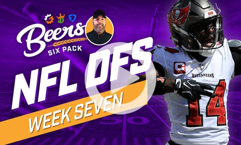 Beer's NFL DFS 6 Pack: Week 7