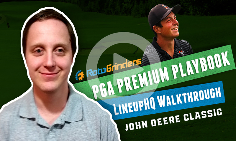 PGA LineupHQ Walkthrough: 2019 John Deere Classic