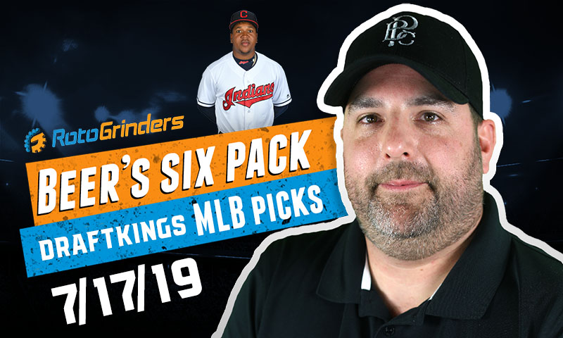 DraftKings MLB Six-Pack: Wednesday, July 17th