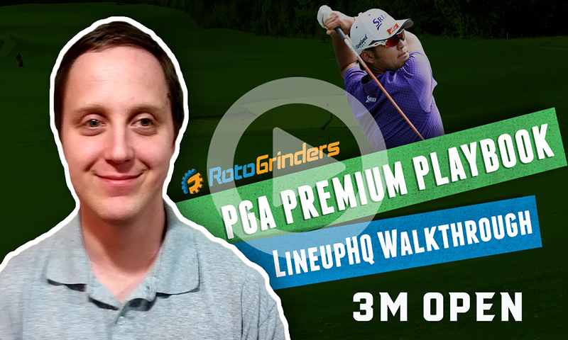 PGA LineupHQ Walkthrough: 2019 3M Open