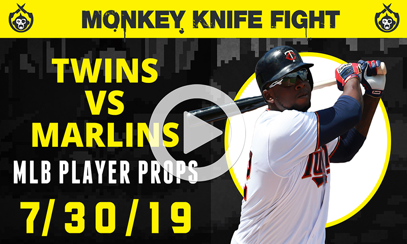 MLB Player Props - Monkey Knife Fight: Tuesday, July 30th